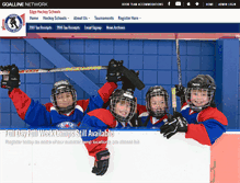 Tablet Screenshot of edgehockey.net